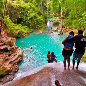 Blue Hole Ocho Rios & Bob Marley Nine Miles St. Ann Combo Tour Package